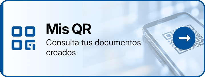 Captura de la función Mis QR