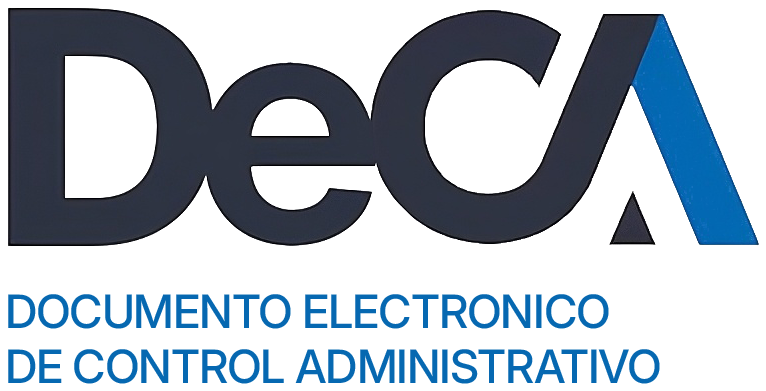 DeCA · Documento Electrónico de Control Administrativo